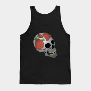 Rose and Skull Tank Top